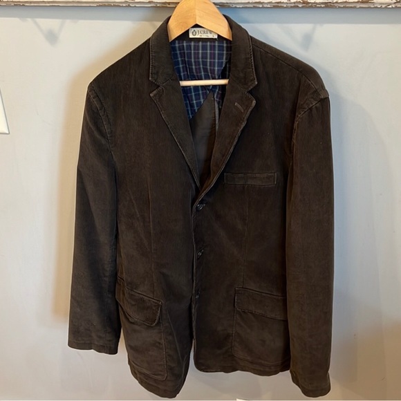 J CREW Men’s Brown Corduroy Sportcoat Size Large - Picture 3 of 10